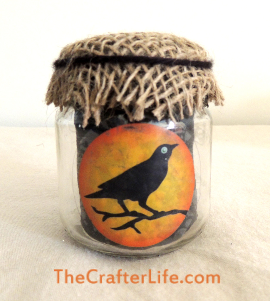 baby food jars, candy, window clings, halloween treats