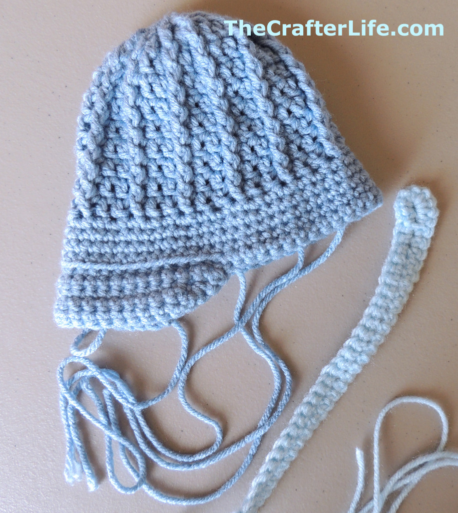 Crochet Newborn Hat and Bowtie