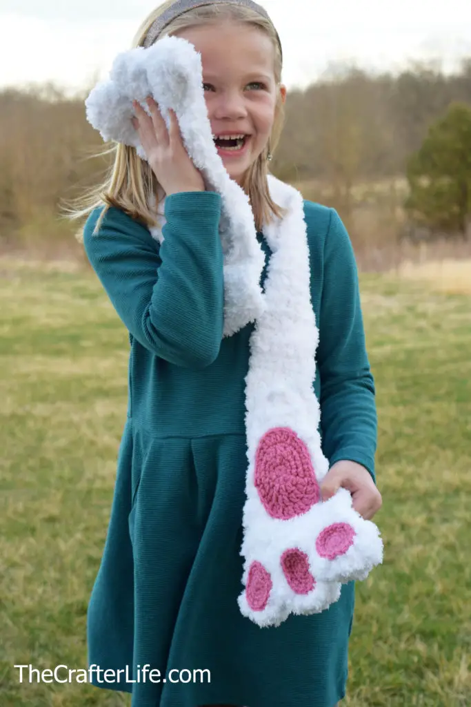 Crochet Bunny Scarf
