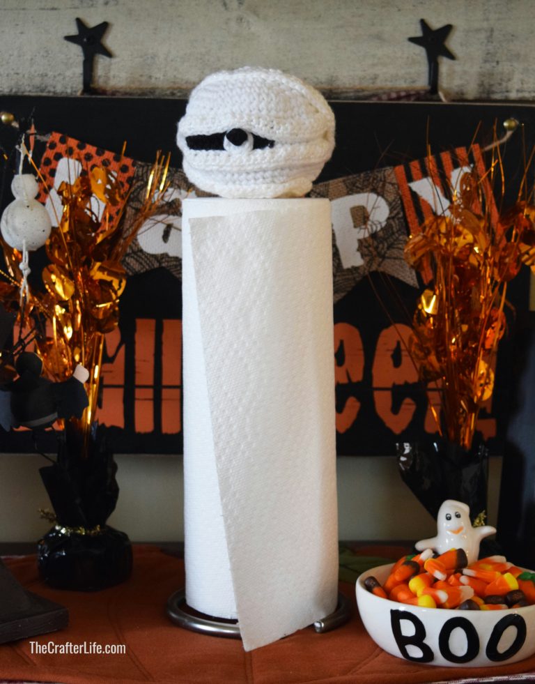 Mummy Topper for Paper Towel Holder