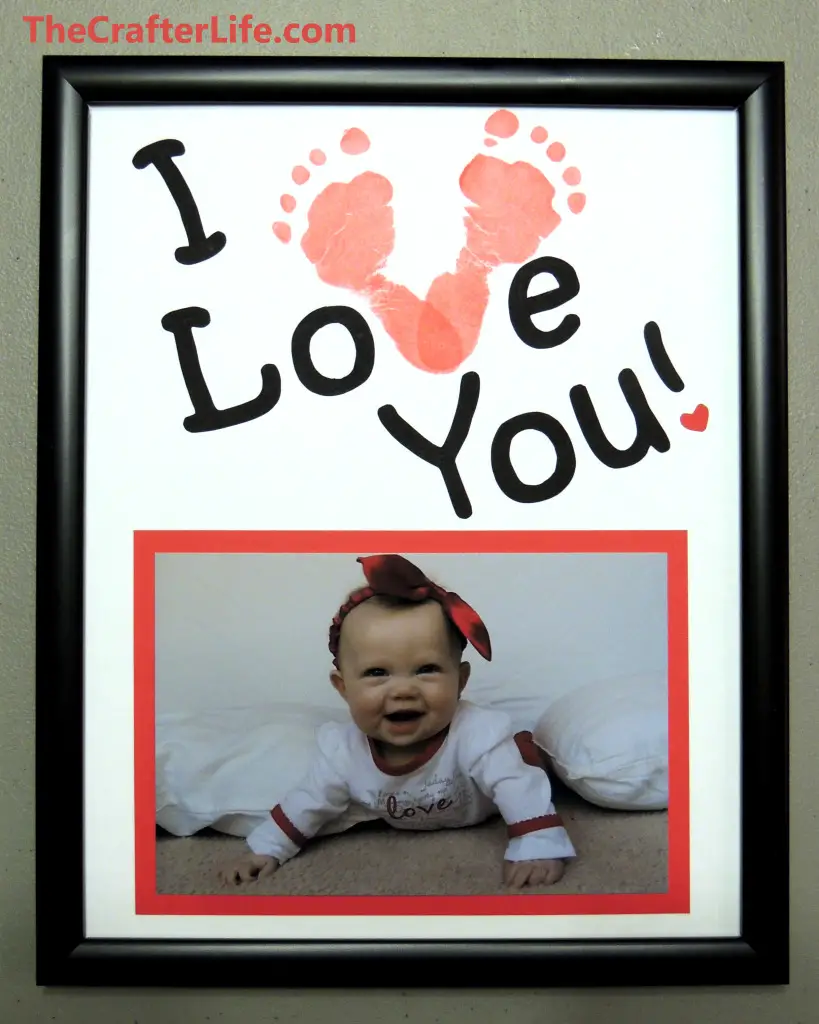 Baby Footprint Frames The Crafter Life