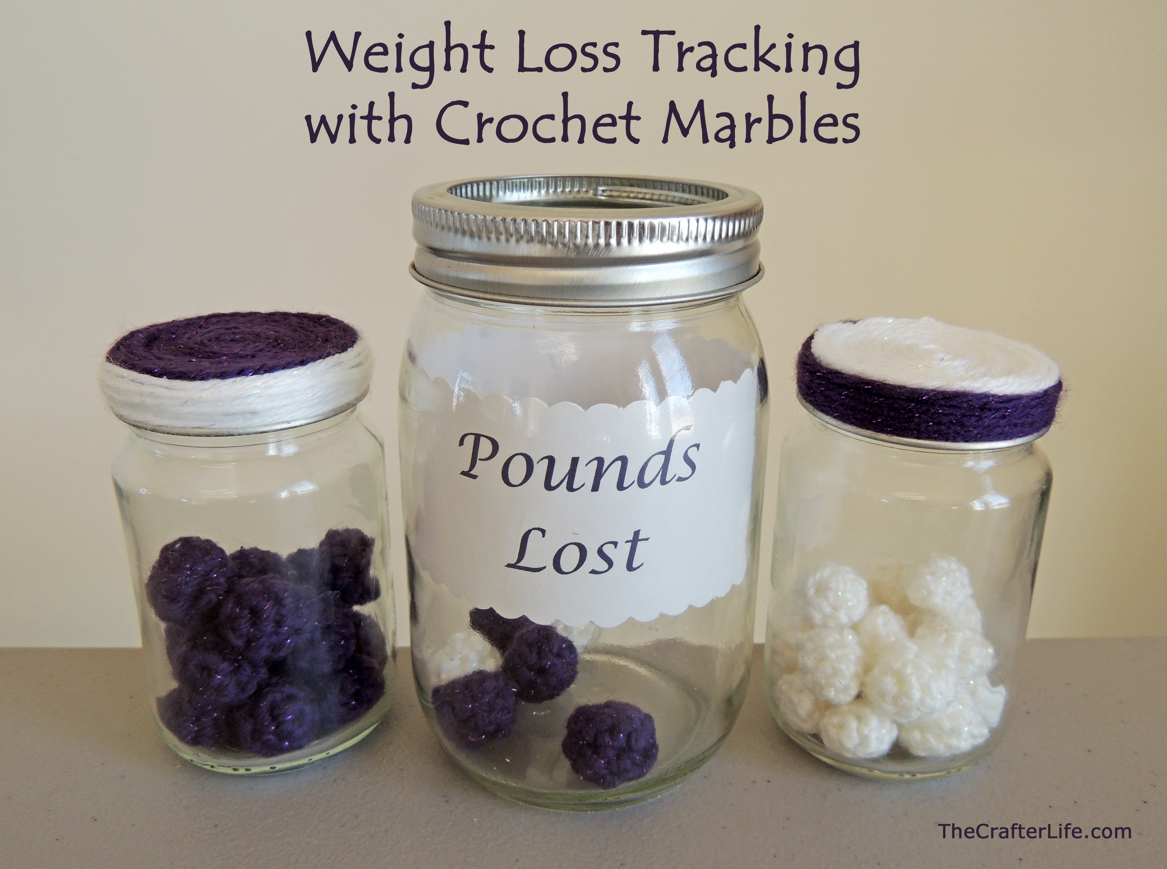 Weight Loss Tracking with Crochet Marbles - The Crafter Life