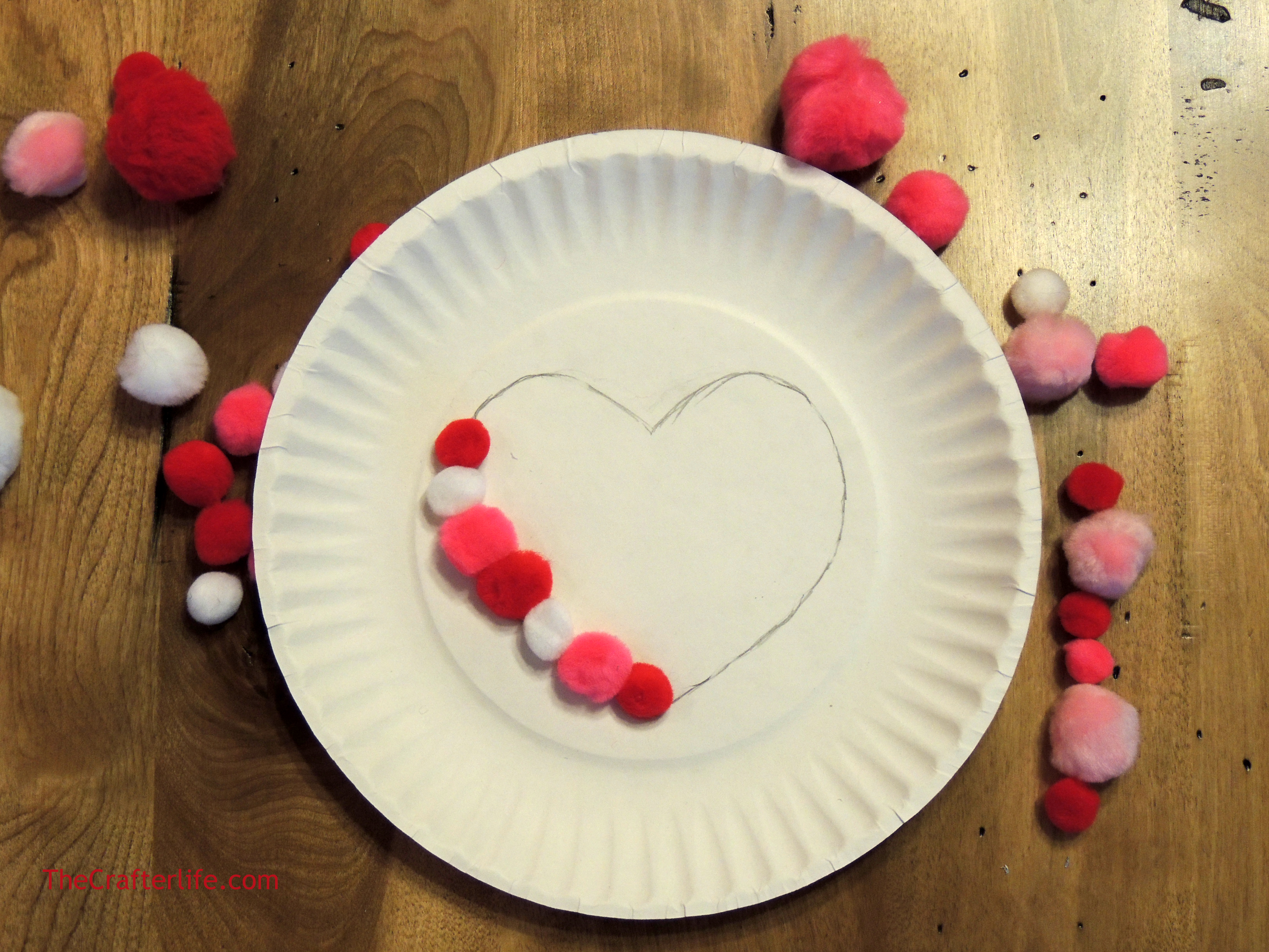 Paper Plate Valentine’s Day Craft – The Crafter Life
