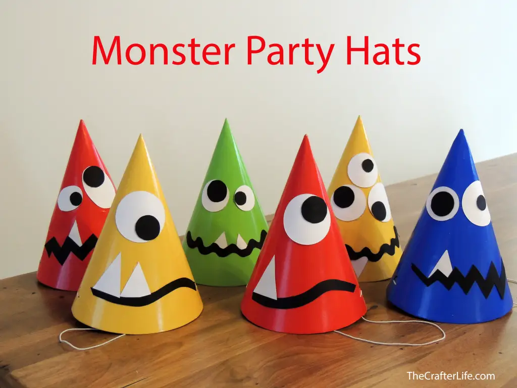 Monster Party Hat The Crafter Life