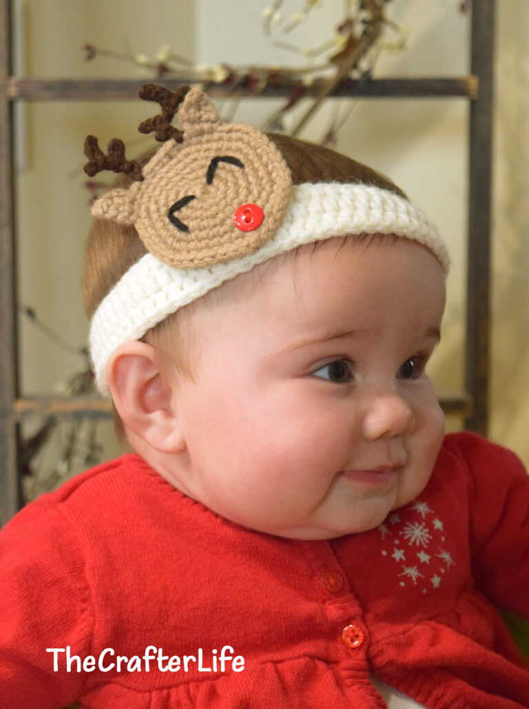 Reindeer Button-On Appliqué