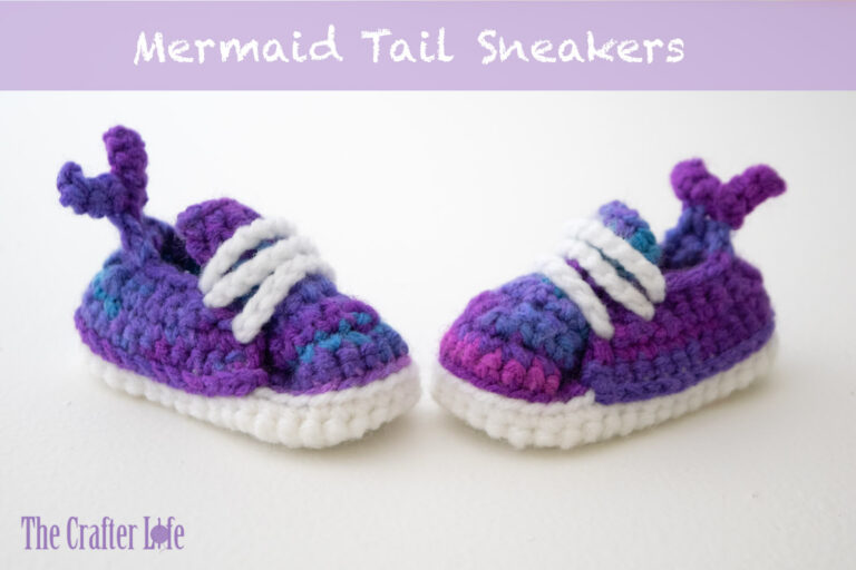 Newborn Mermaid Tail Sneakers