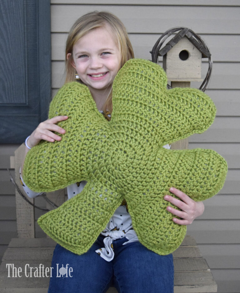 Decorative Shamrock Pillow
