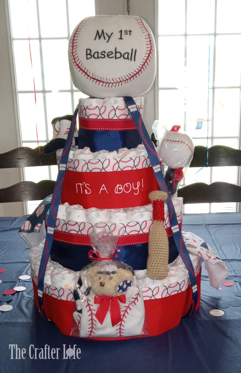 Baseball Diaper Cake